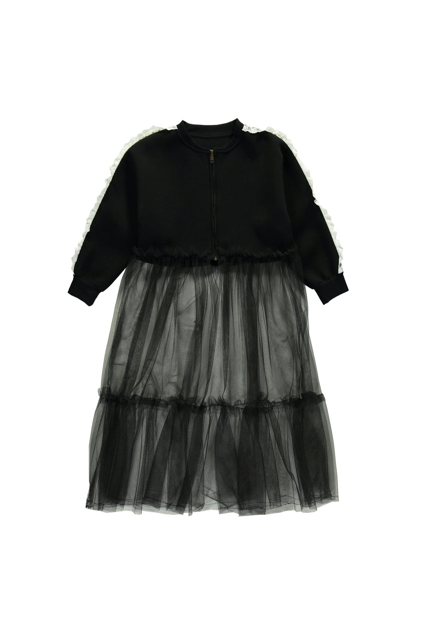 Neoprene Tulle Jacket