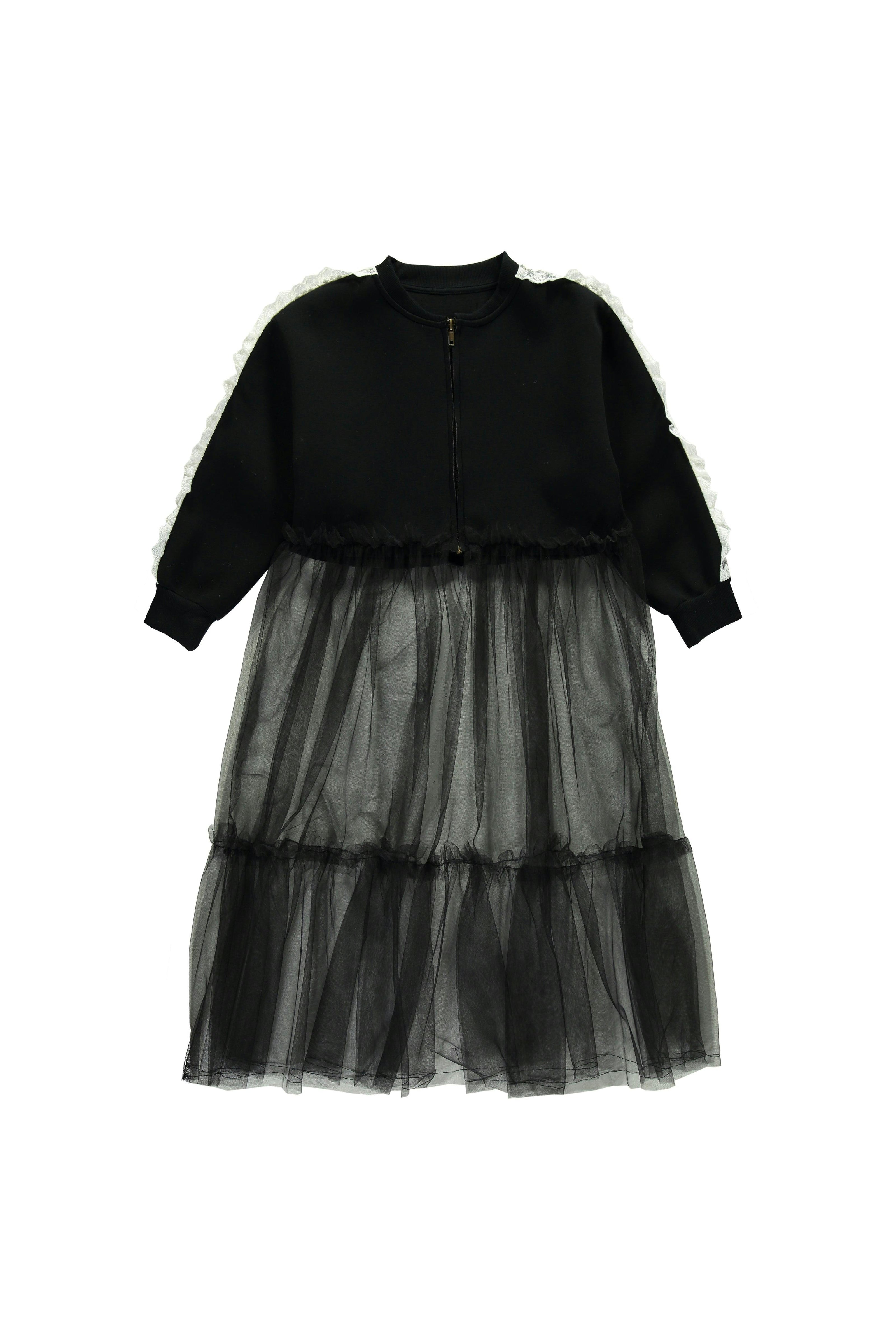 Neoprene Tulle Jacket