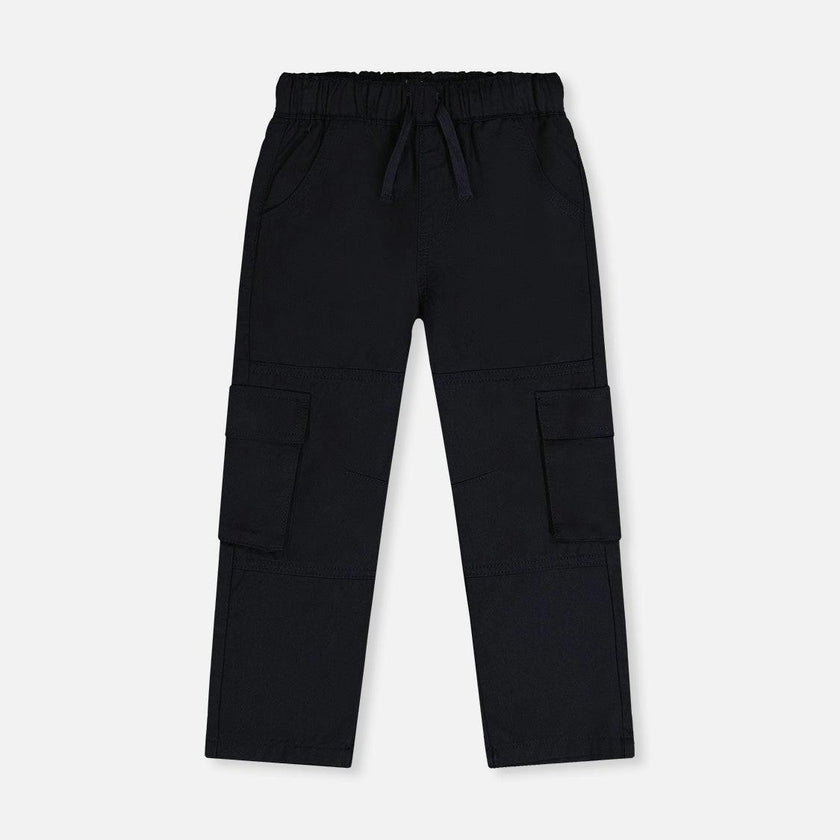 Twill Pants With Cargo Pockets Dark Blue