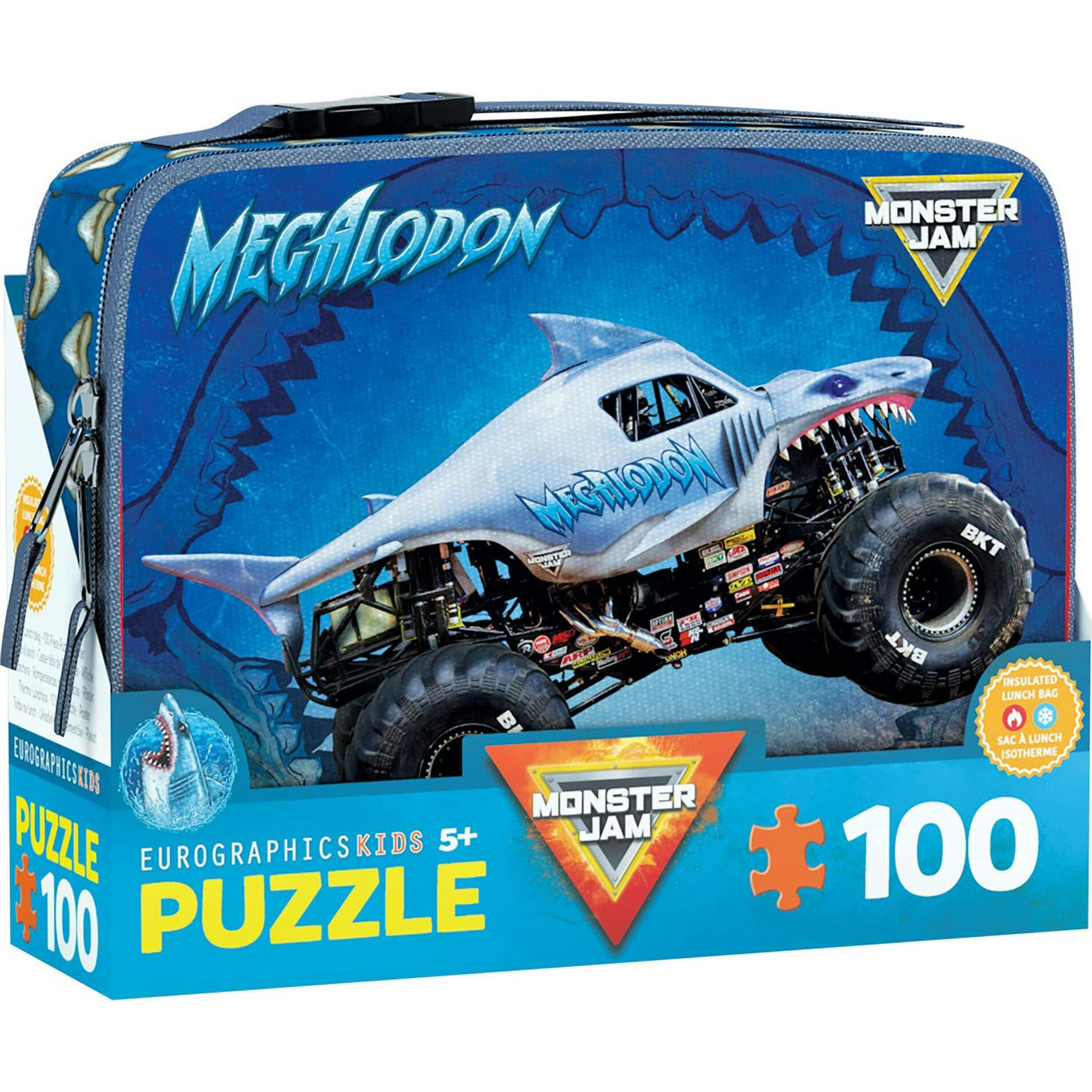 Monster Jam: 100pc Puzzle & Lunch Box - Megalodon