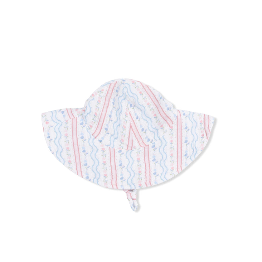 Tulip Stripe - Wide Brim Sun Hat