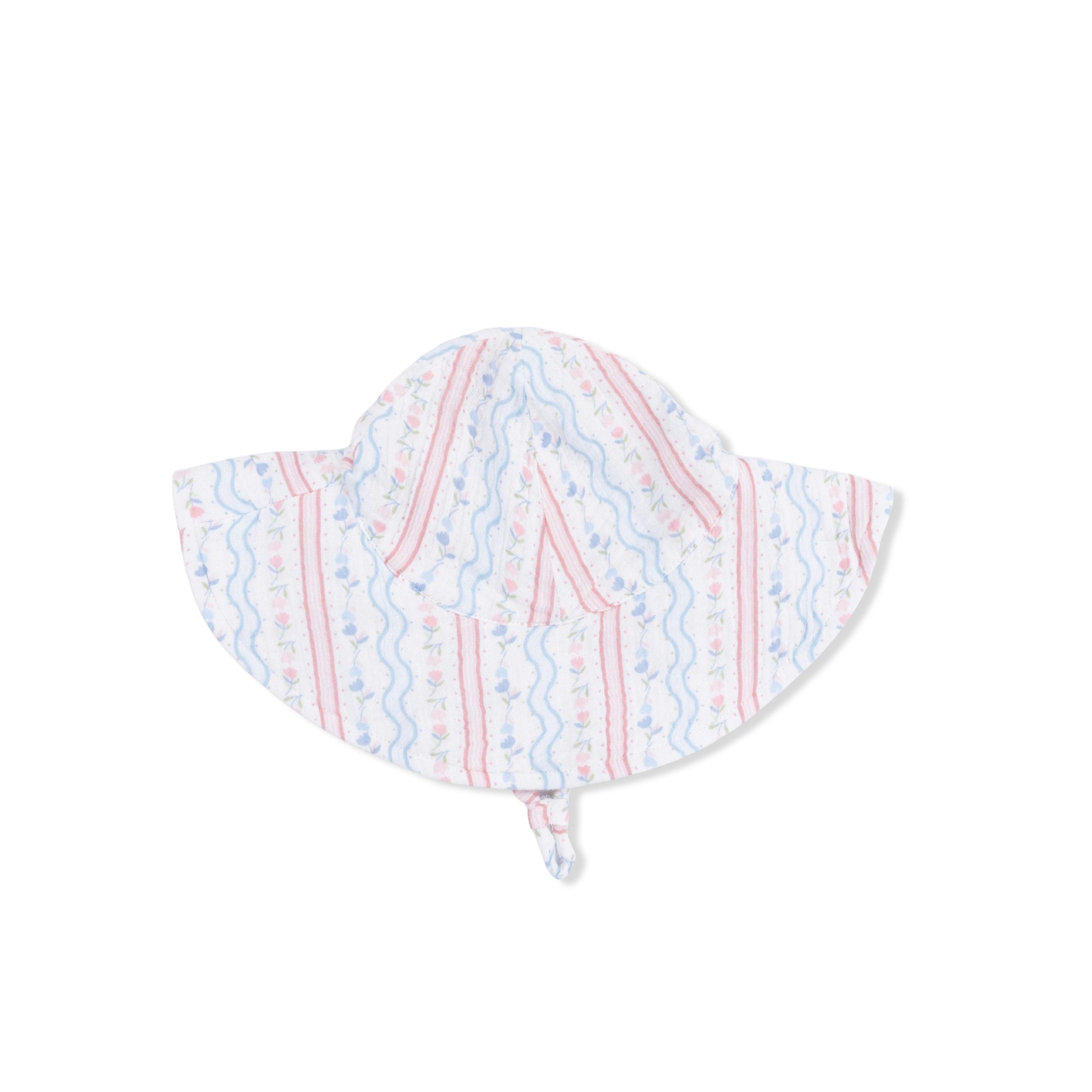 Tulip Stripe - Wide Brim Sun Hat