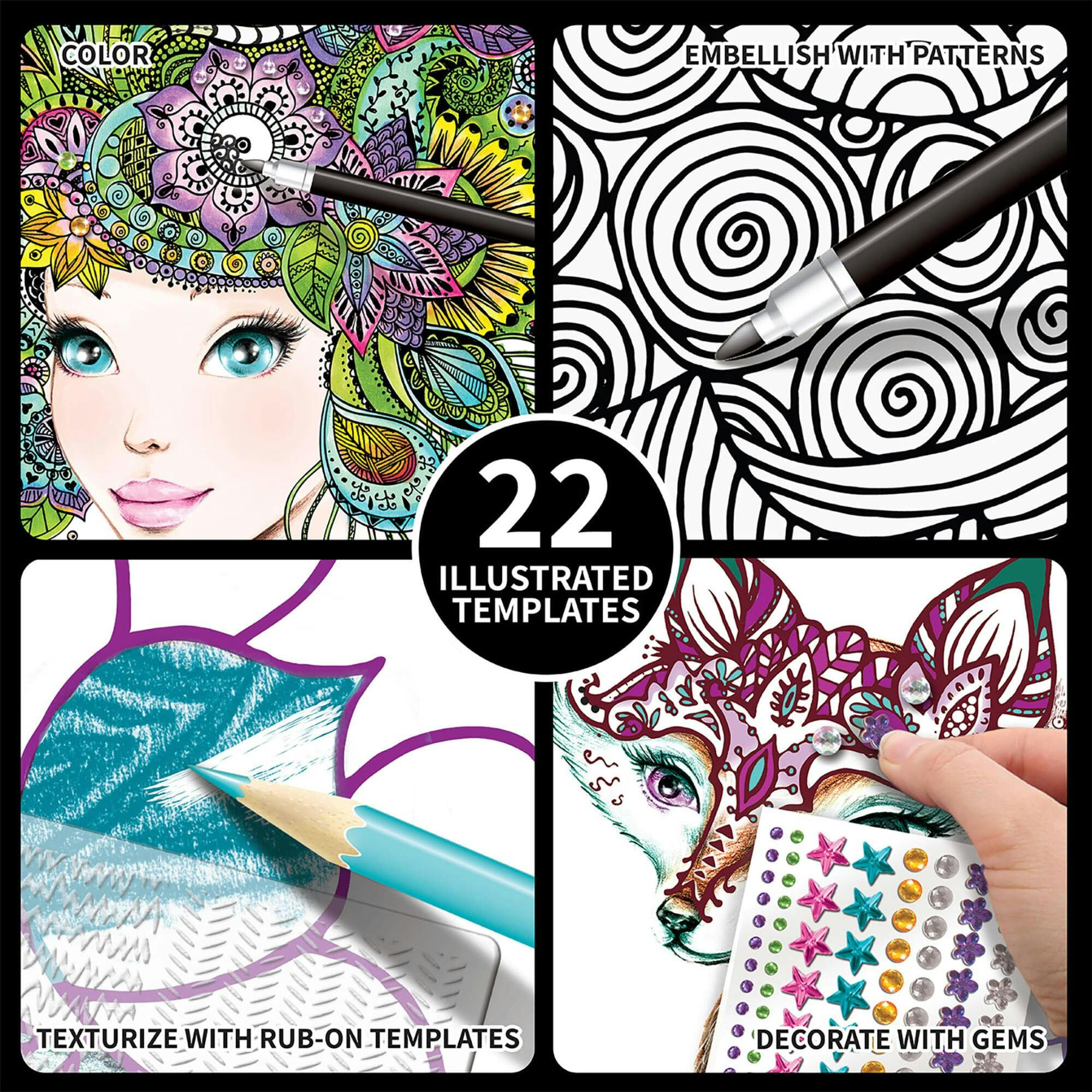 Cool Swirl Kids Art Kit