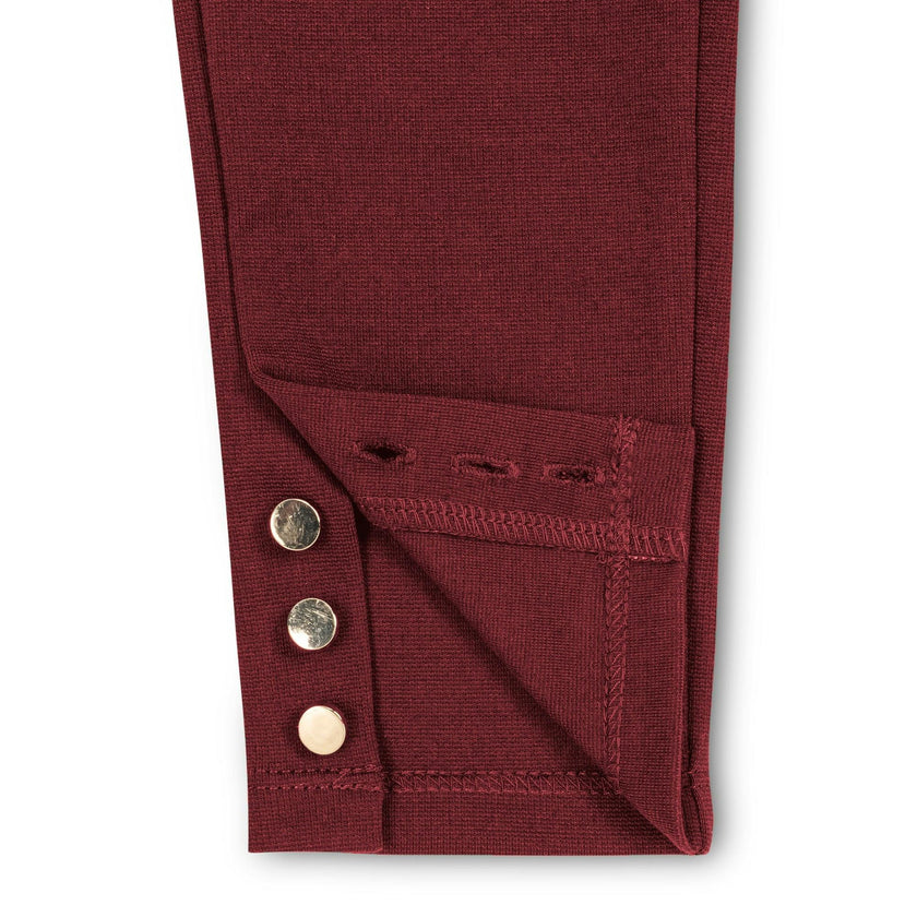 Button Cuff Ponte Pant