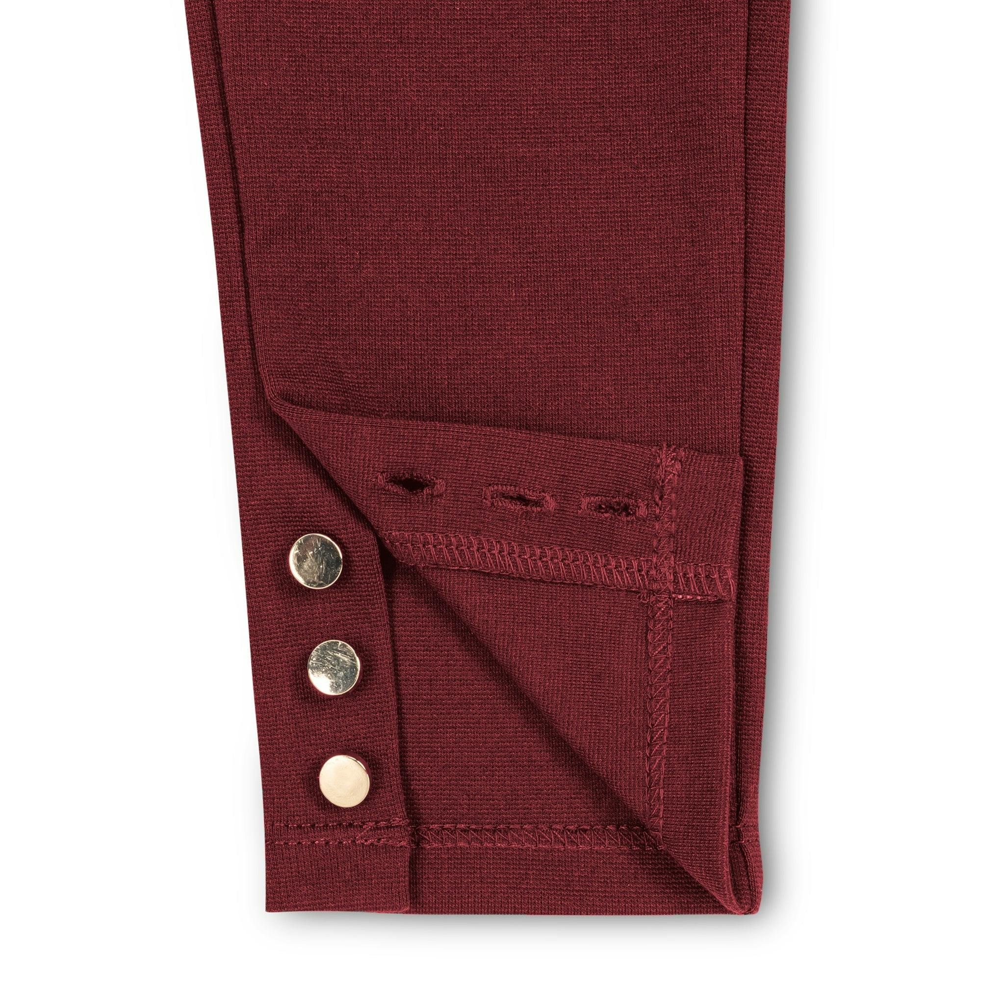 Button Cuff Ponte Pant