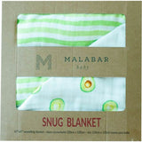 Organic Muslin Four-Layer Reversible Snug Blanket