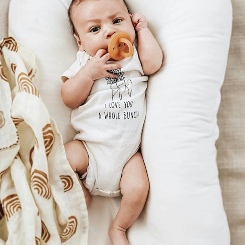 I Love You a Whole Bunch Organic Baby Bodysuit