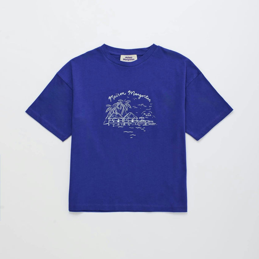 LEISURELY T-SHIRT BLUE