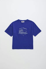 LEISURELY T-SHIRT BLUE