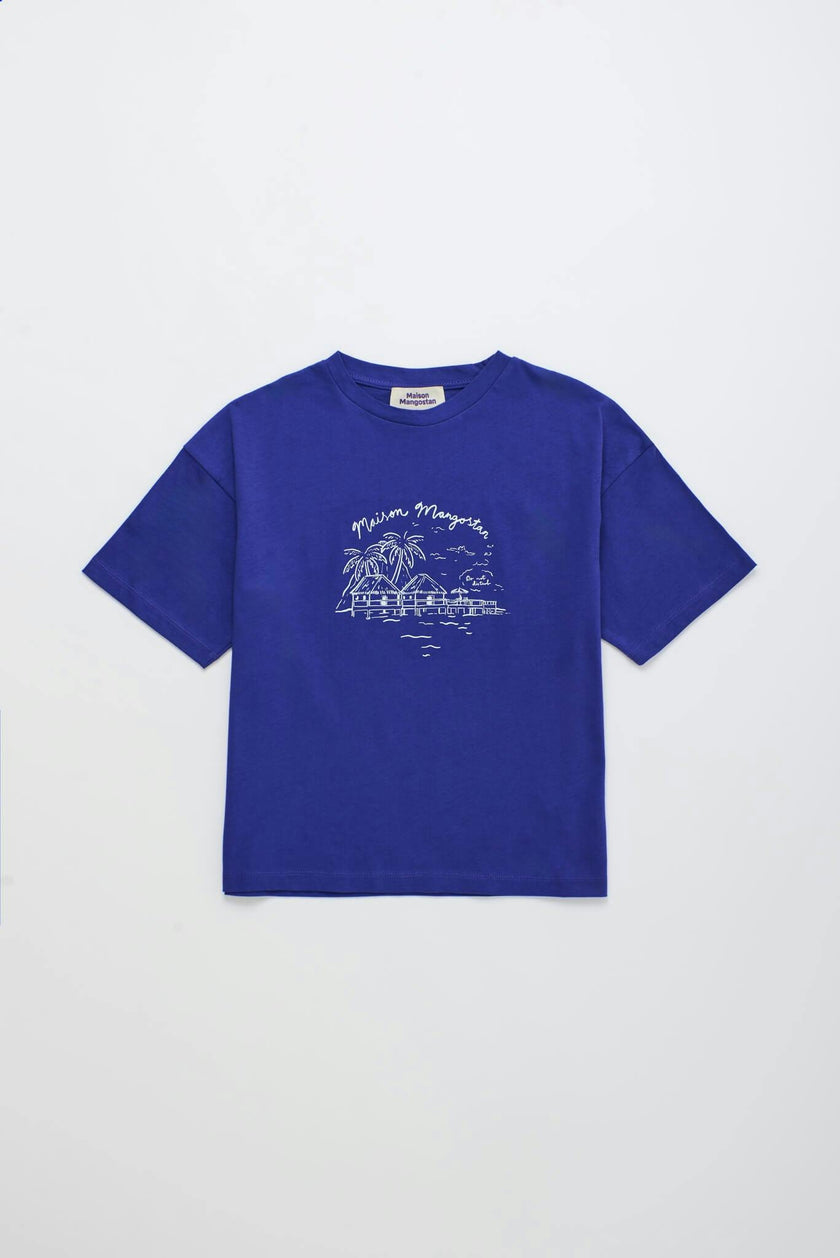 LEISURELY T-SHIRT BLUE
