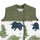 Cotton Muslin Quilted Sleep Bag - Dino Friends