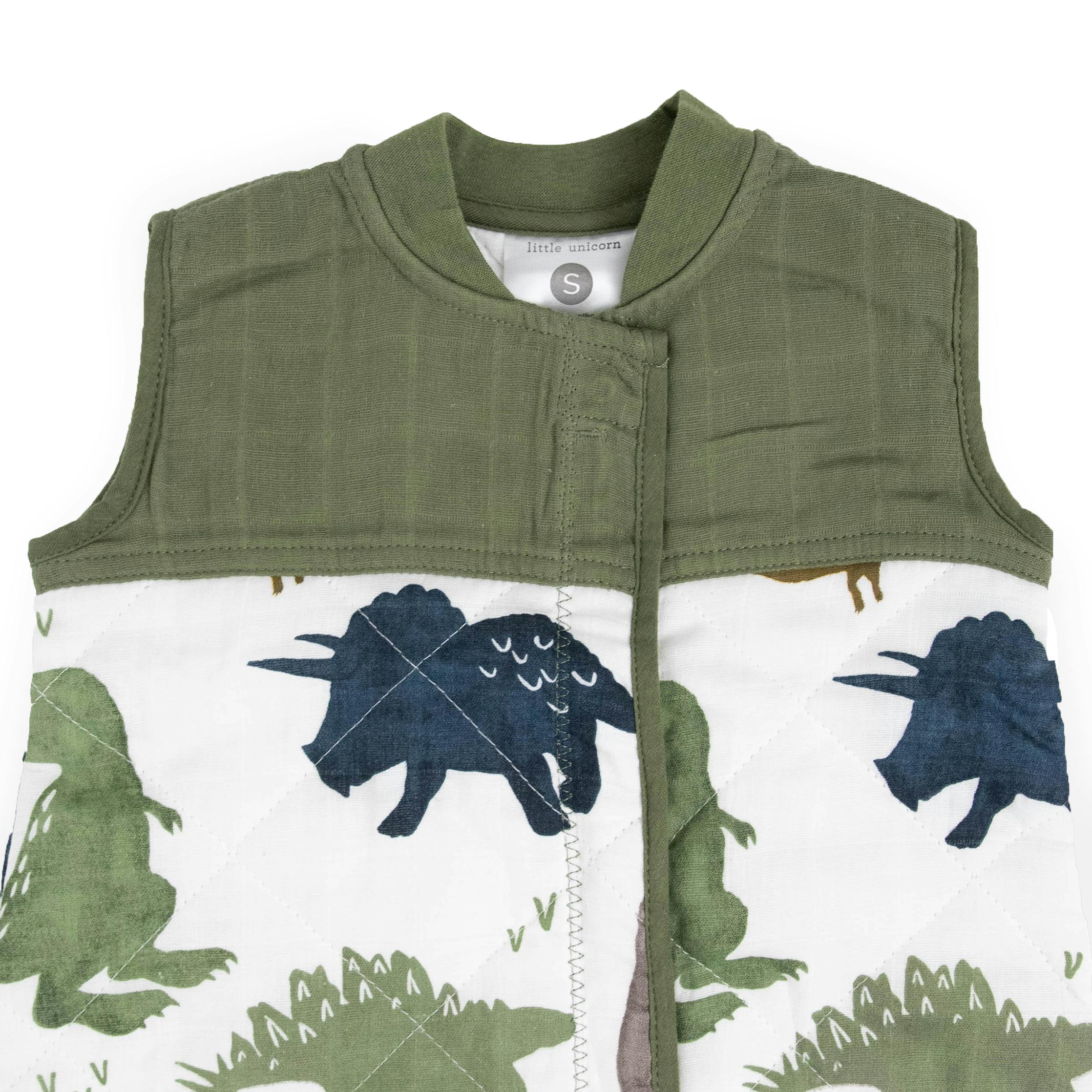 Cotton Muslin Quilted Sleep Bag - Dino Friends
