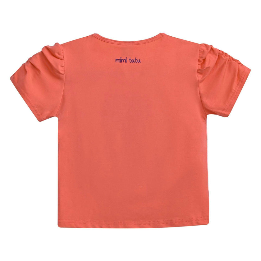 Orange Puppy Applique T-Shirt