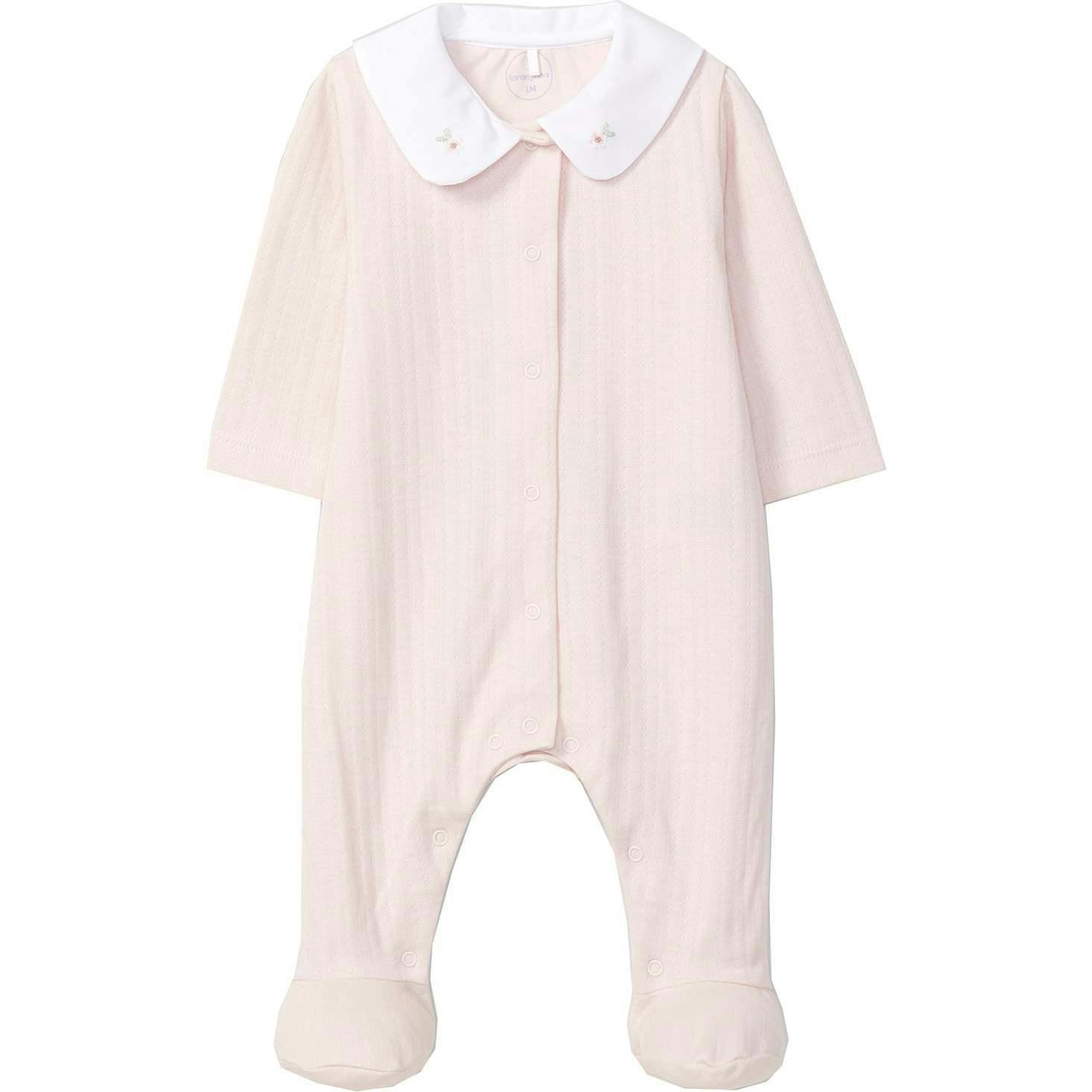 LARANJINHA Peachy Footed Pajamas - Pink