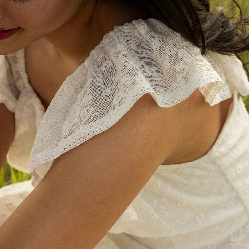Alaina Dress in Ivory