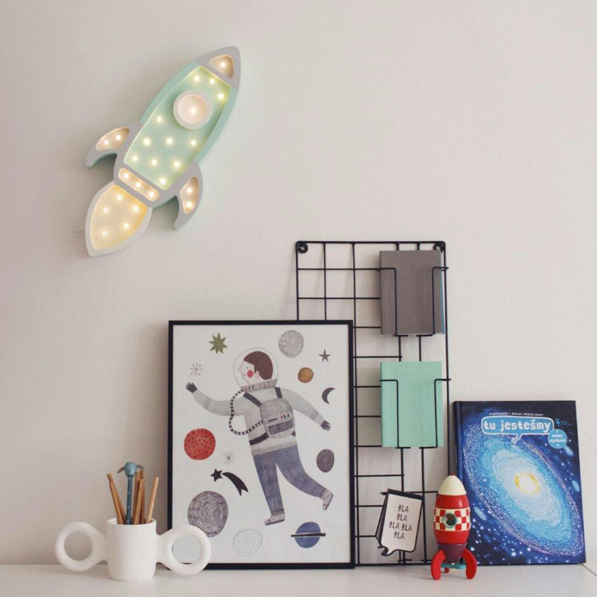 Little Lights Rocket Ship Lamp