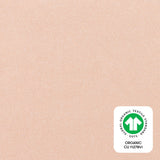 Crib Sheet in GOTS Certified Organic Brushed Cotton in Dusty Rose