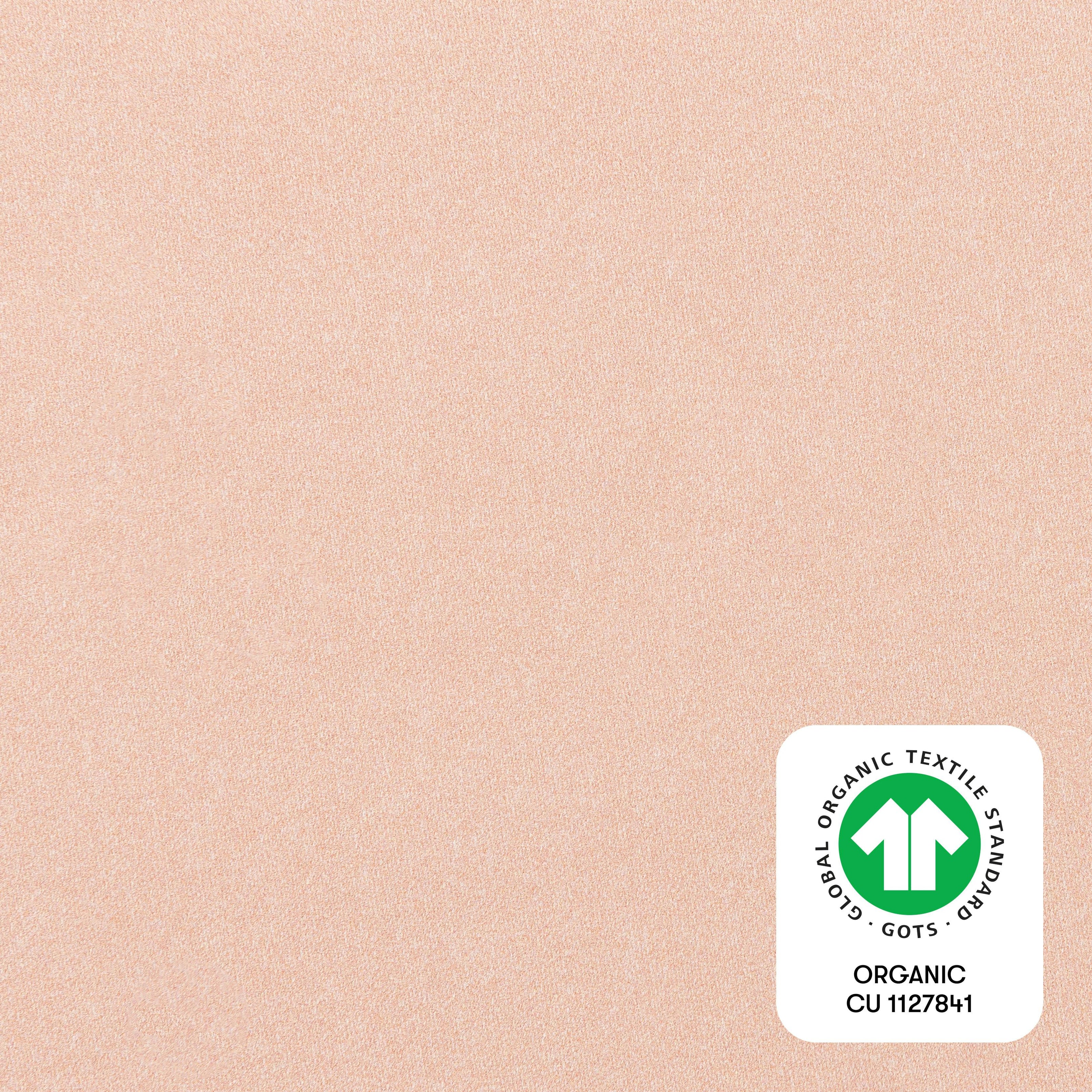 Crib Sheet in GOTS Certified Organic Brushed Cotton in Dusty Rose