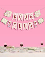 Book Club Banner - pink printed banner
