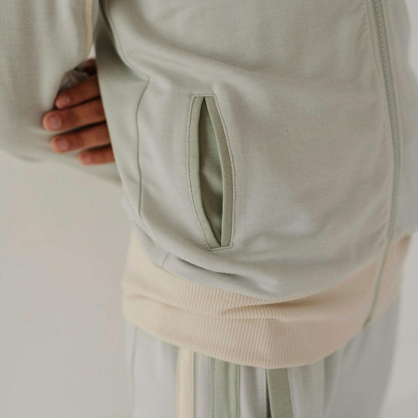 Track Zip Front Jacket Desert Sage