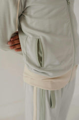 Track Zip Front Jacket Desert Sage