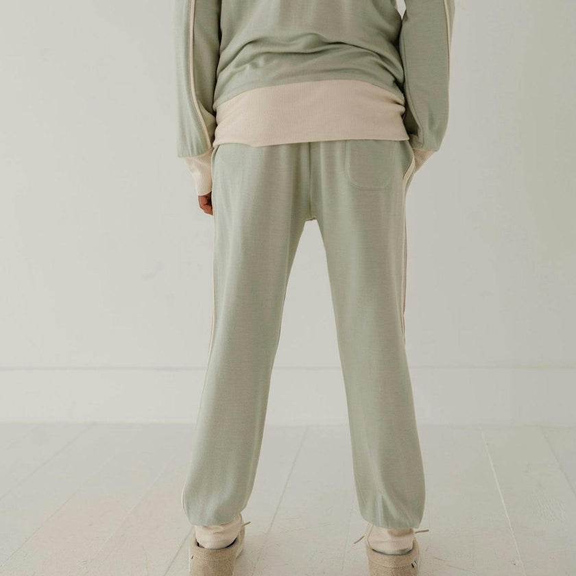 Track Striped Jogger Desert Sage