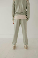 Track Striped Jogger Desert Sage