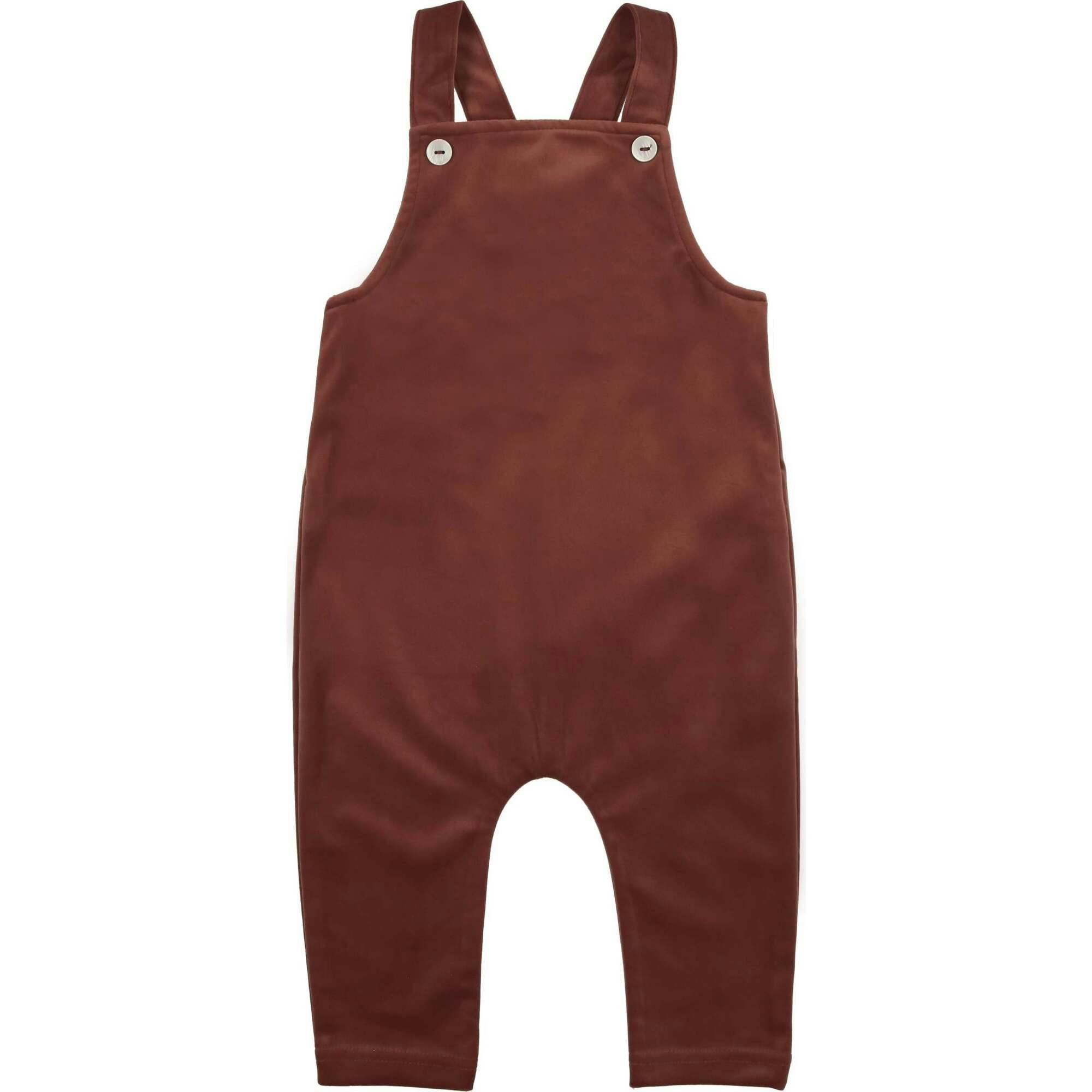 Velvet Butter Shoulder Strap Overalls