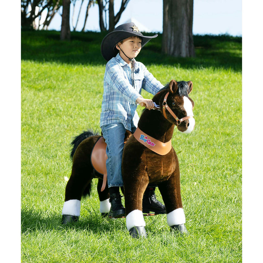 Model U® Horse Ride-On Toy Age 7+ – Chocolate
