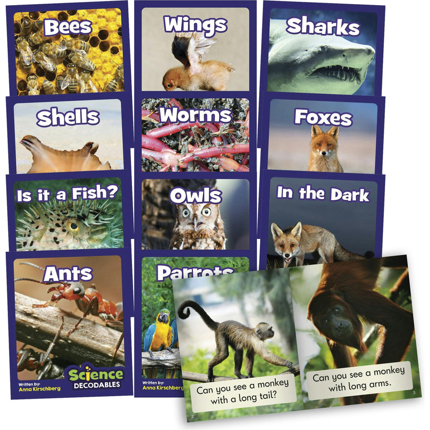 Science Decodables Phase 3 Non-Fiction Educational Learning Set