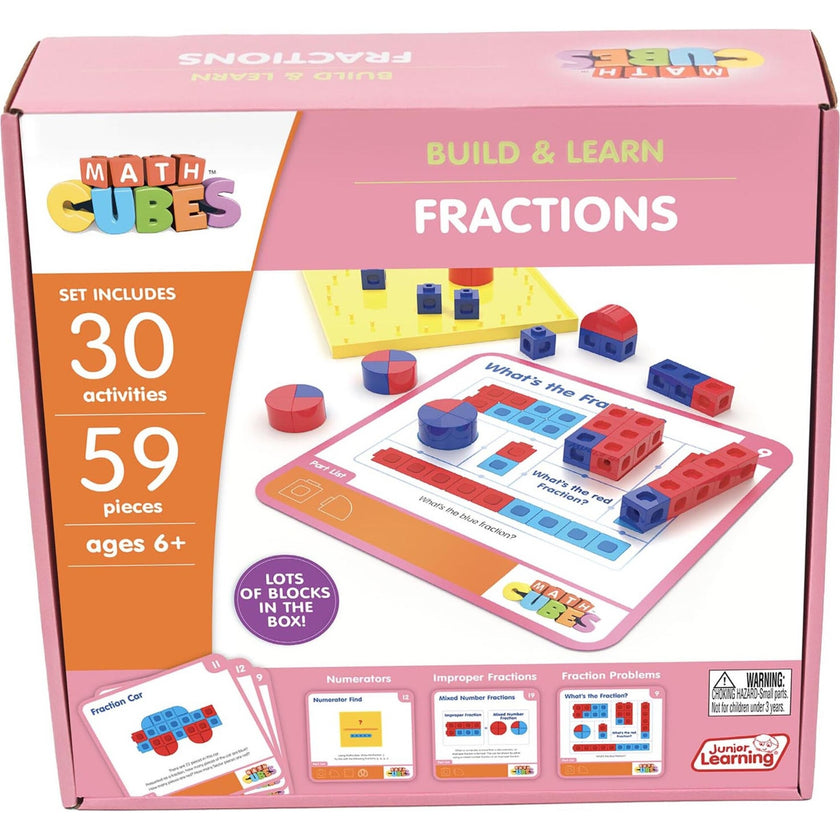 Mathcubes - Fractions - 30 Activity Set