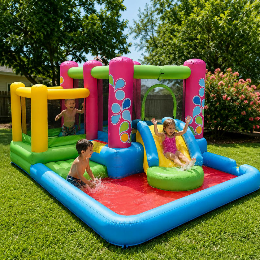 Little Sprout All-In-One Bounce 'N Slide Combo
