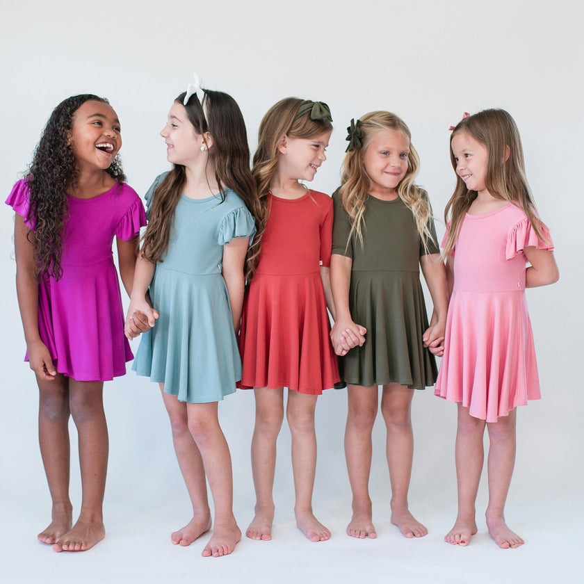 Cap Sleeve Twirl Dress
