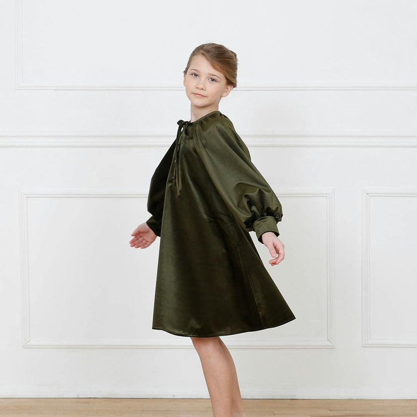 Florence dress (olive green)