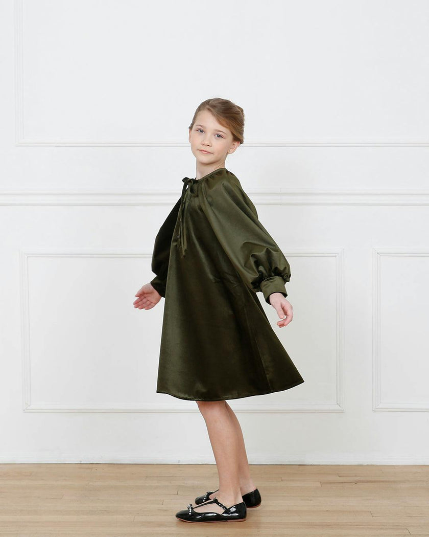 Florence dress (olive green)