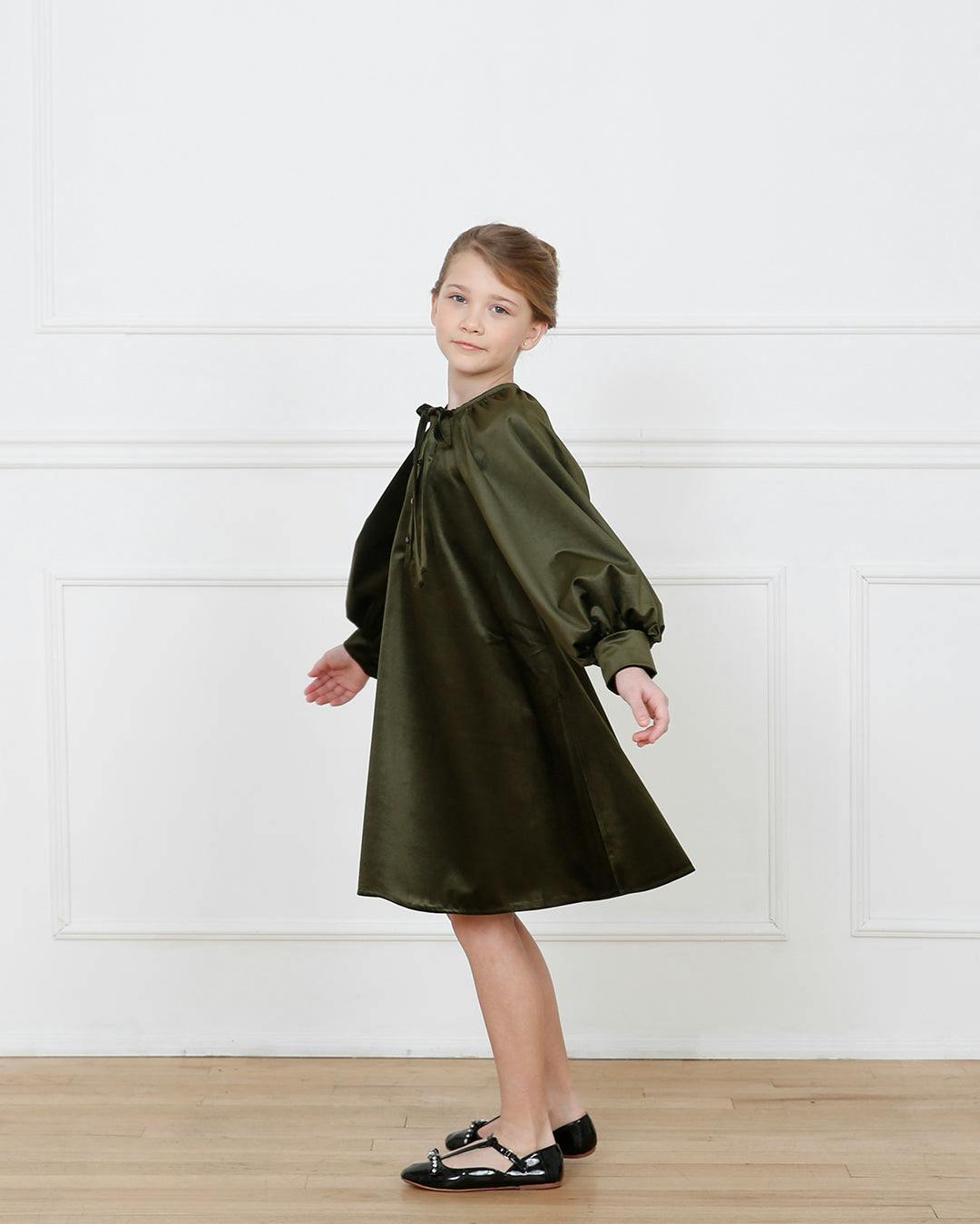 Florence dress (olive green)
