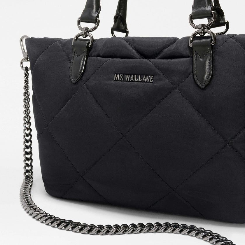 Black Small Madison E/W Tote