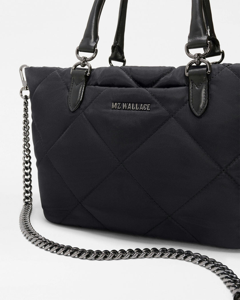 Black Small Madison E/W Tote