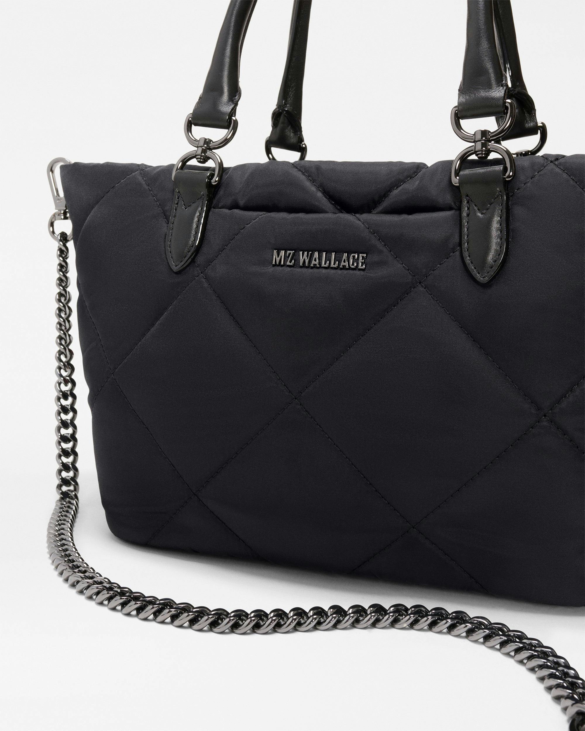 Black Small Madison E/W Tote