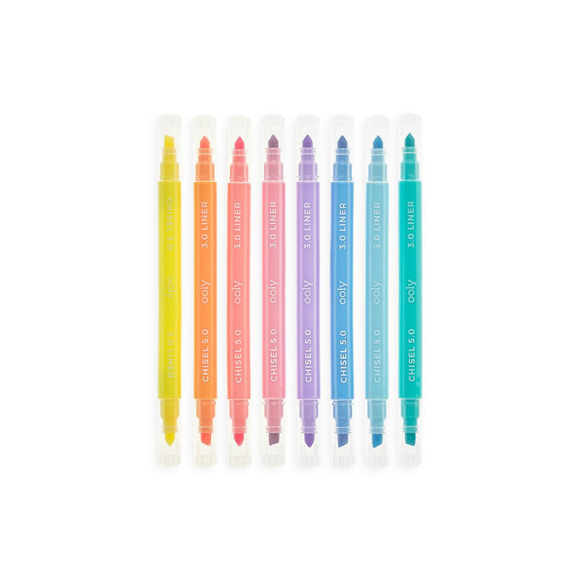 Pastel Liners Dual Tip Markers