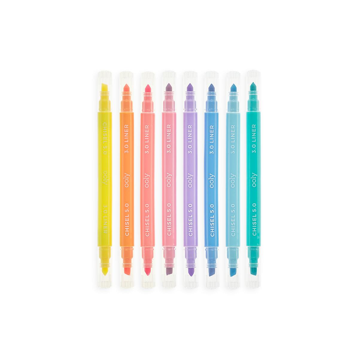 Pastel Liners Dual Tip Markers