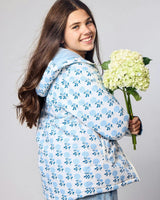 Kids Winter Coat in Hydrangea