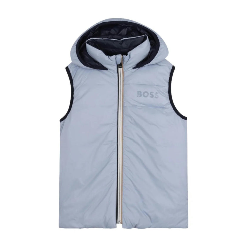 Pale Blue Reversible Vest