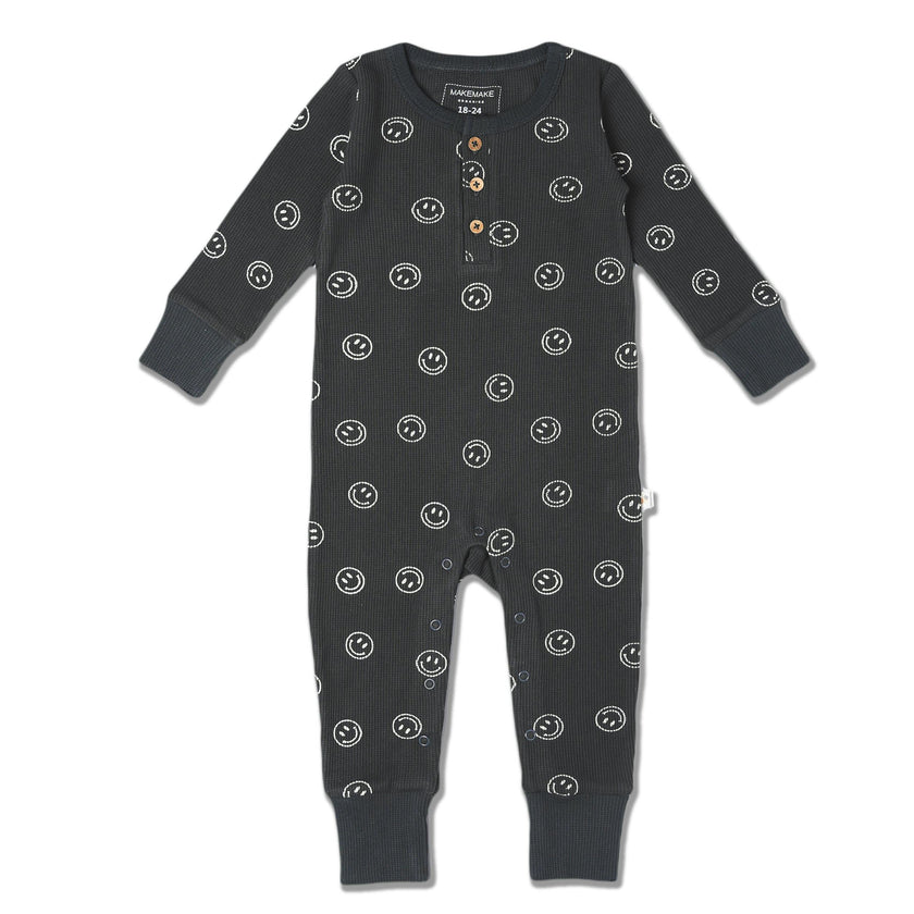 Organic Button Romper