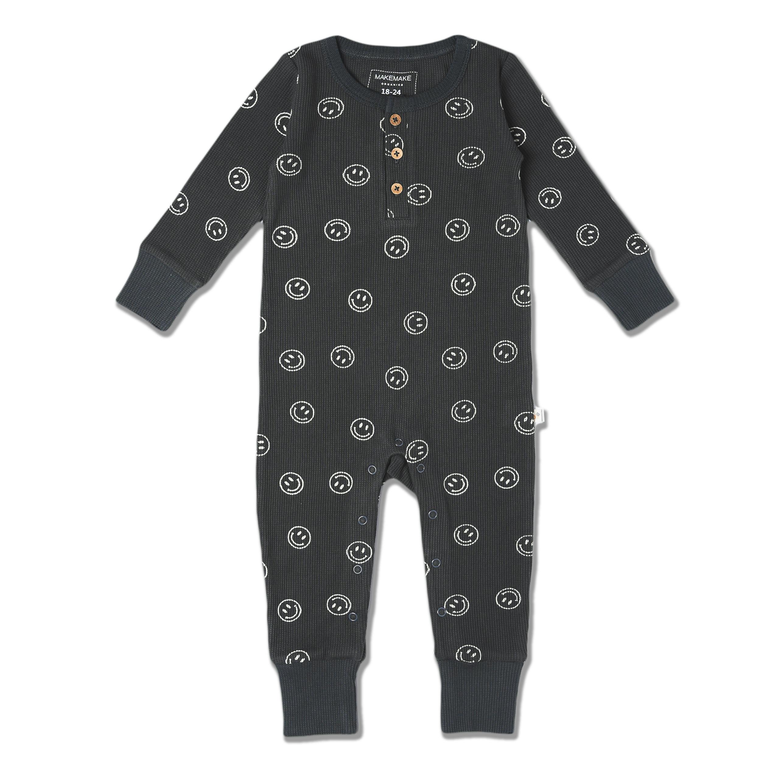 Organic Button Romper