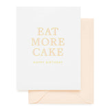 Eat More Cake Card