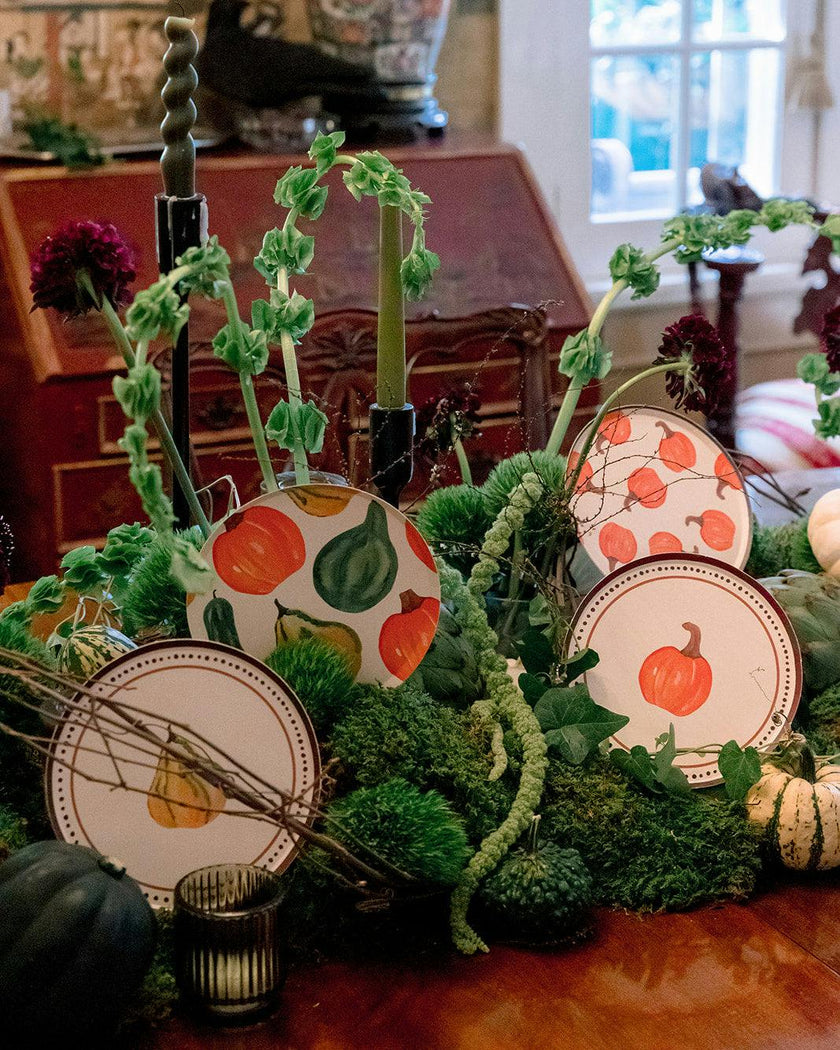 Patch Hors d'Oevres Plate Set - Pumpkin
