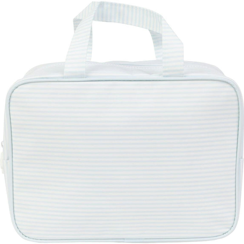 The Take It Tote in Light Blue Stripe