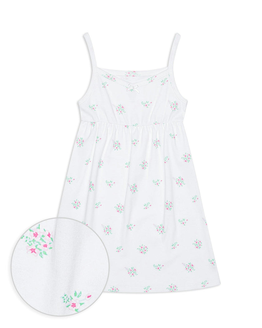 The Organic Rib Dress [Ditsy Floral]