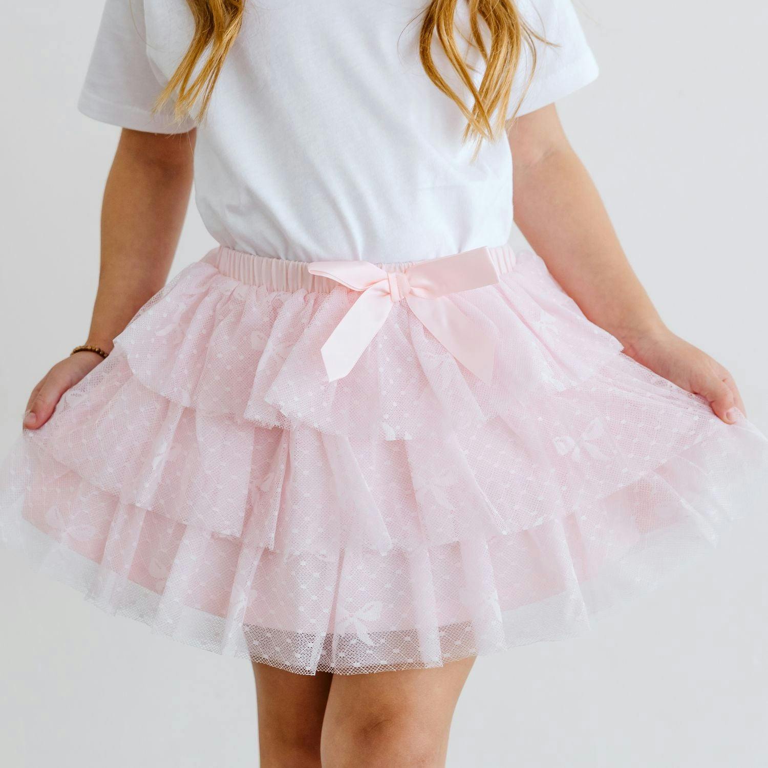 Bow Lace Tiered Tutu